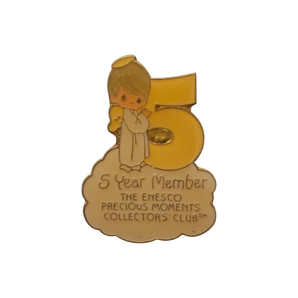 1984 Enesco Precious Moments Collectors Brooch Pin